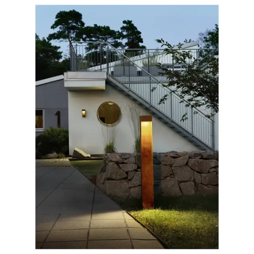 Konstsmide 7360-970 Rho Kültéri lámpatest EEK: F (A - G) 8 W Rozsda