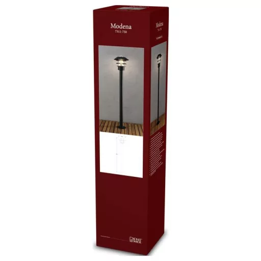 Konstsmide 7311-750 Modena Kültéri lámpatest E27 60 W Fekete