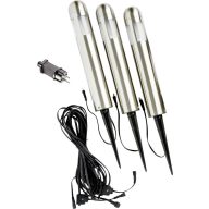   Konstsmide 7451-000 Amalfi LED-es kerti fényszóró EEK: G (A - G) G4 1.8 W Nemesacél