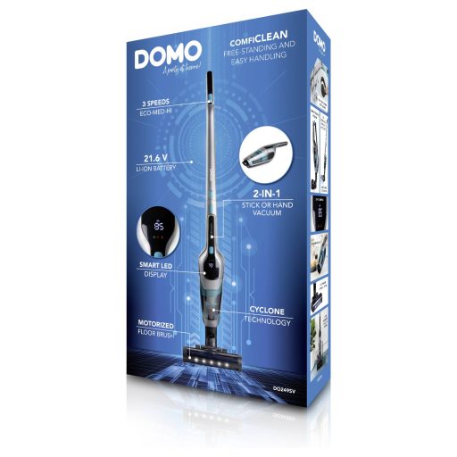 DOMO AKKU-STAUBSAUGER2-IN-1 DO249SV Akkus kézi porszívó 21.6 V