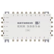   Kathrein EXR 25516 Sat multikapcsoló Bemenetek (multikapcsoló): 5 (4 SAT/1 terresztikus) Résztvevők száma: 16 Készenléti funkció