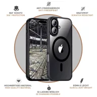 JT Berlin Case Apple iPhone 17 Fekete, Átlátszó 11159