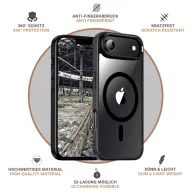JT Berlin Case Apple iPhone Air Fekete, Átlátszó 11160