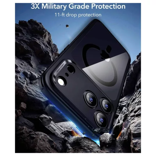 ESR Case Apple iPhone 17 Pro Fekete, Átlátszó 1A89100201