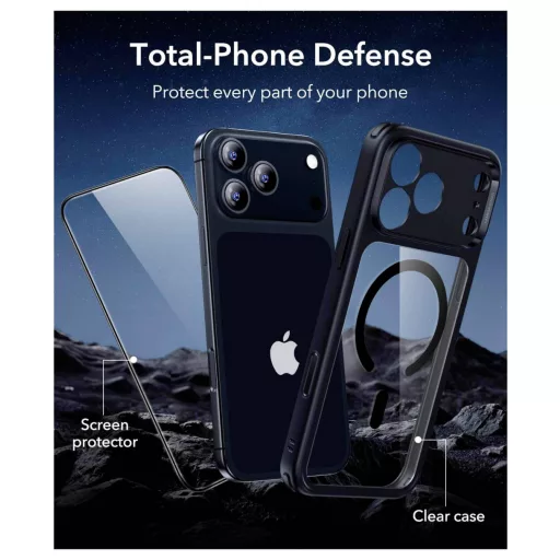 ESR Case Apple iPhone 17 Pro Max Fekete, Átlátszó 1A89200201