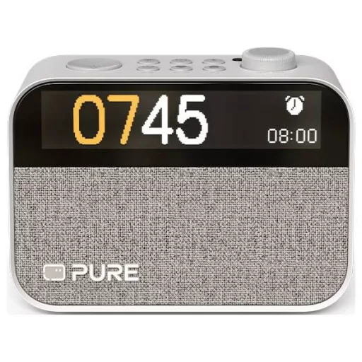 Pure Moment Rádiós ébresztőóra Hangulatfény Gyapjúfehér