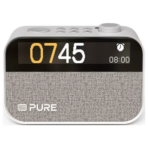 Pure Moment Charge Rádiós ébresztőóra Hangulatfény, Vezeték nélküli töltés Gyapjúfehér