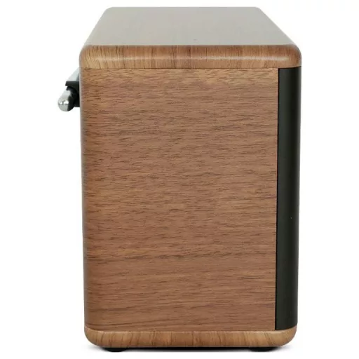 Pure Classic H4 Coffee Black/Walnut EU/UK Asztali rádió DAB+, FM Bluetooth®, AUX Ébresztő funkció Fekete, Fa