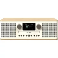   Pure Classic C-D6 Cotton White/Oak EU/UK CD-s rádió DAB, DAB+, FM Tölgy, Fehér
