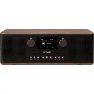   Pure Classic C-D6 Coffee Black/Walnut EU/UK CD-s rádió DAB, DAB+, FM Fekete, Dió