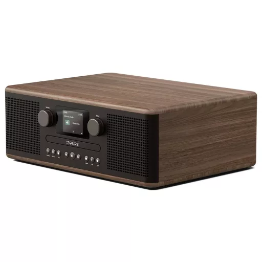 Pure Classic C-D6 Coffee Black/Walnut EU/UK CD-s rádió DAB, DAB+, FM Fekete, Dió