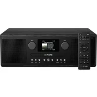   Pure Classic C-D6i Black-Black Ash EU/UK Internet táskarádió Internet, DAB+, FM AUX, DAB+, USB Fekete, Kőrisfa