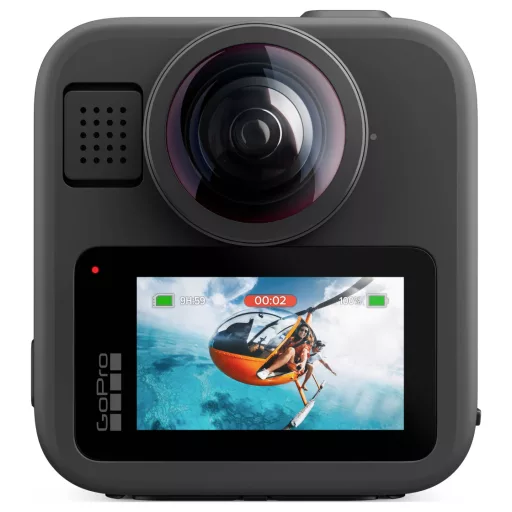 GoPro MAX2 360°-os akciókamera Érintőkijelző, Fröccsenő víz ellen védett, 4K, Bluetooth, Ütésálló, 8K, 360°, Képstabilizálás