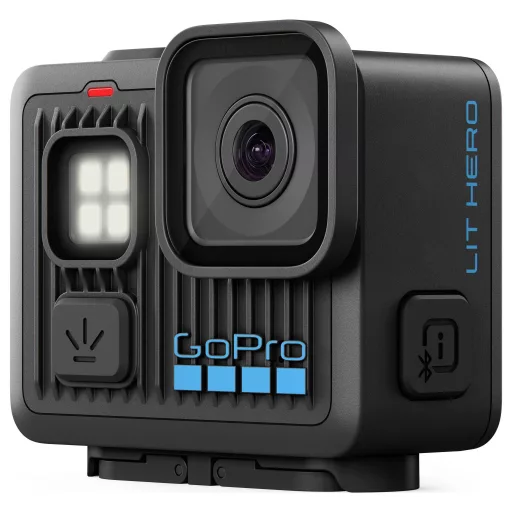 GoPro LIT HERO Akciókamera Érintőkijelző, Fröccsenő víz ellen védett, Mechanikus képstabilizáció, 4K, Bluetooth, Ütésálló