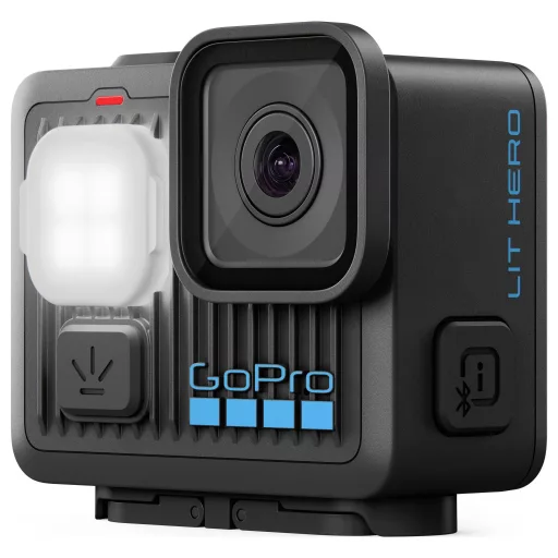 GoPro LIT HERO Akciókamera Érintőkijelző, Fröccsenő víz ellen védett, Mechanikus képstabilizáció, 4K, Bluetooth, Ütésálló