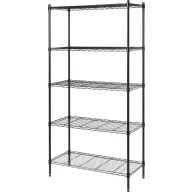   TOOLCRAFT TO-10565271 Teljes raktári polc 160 kg (Sz x Ma x Mé) 900 x 1815 x 400 mm Acél Fekete