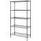 TOOLCRAFT TO-10565271 Teljes raktári polc 160 kg (Sz x Ma x Mé) 900 x 1815 x 400 mm Acél Fekete
