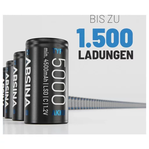 Babyakku Absina NiMH 1.2 V 4500 4 db
