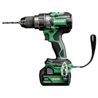   HiKOKI DS18DC DS18DCWPZ Akkus fúrócsavarozó 18 V 5 Ah Lítiumion akku nélkül, töltő nélkül