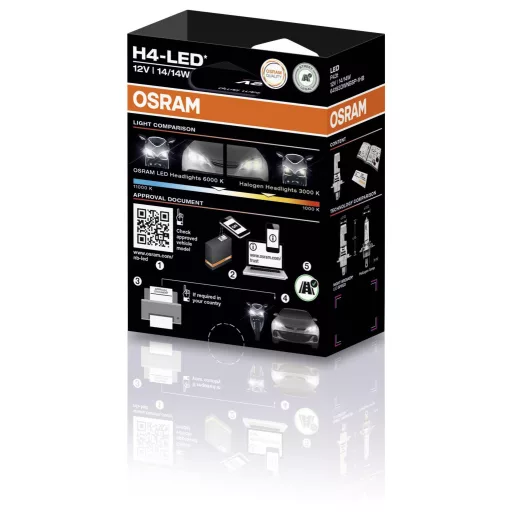 OSRAM 64193DWNBSP-1HB LED-es fényforrás NIGHT BREAKER® LED SPEED H4 12 V