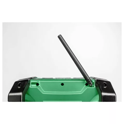 HiKOKI UR18DA Építkezési rádió DAB+, FM Bluetooth® ütésálló, porvédett, Fröccsenő víz ellen védett Fekete, Zöld