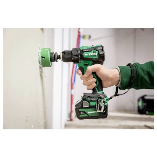 HiKOKI DS18DE DS18DEWHZ Akkus fúrócsavarozó 18 V 4 Ah Lítiumion 2. akkuval, Töltővel, Hordtáskával