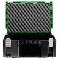   HiKOKI System Case II 402539 Gép hordtáska Műanyag Fekete, Zöld (H x Sz x Ma) 295 x 158 x 295 mm