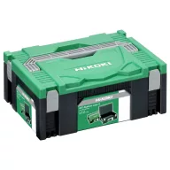   HiKOKI System Case II 402539 Gép hordtáska Műanyag Fekete, Zöld (H x Sz x Ma) 295 x 158 x 295 mm