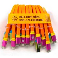   CALLIOPE USB Kabel C > Lightning Adat-/áramkábel Calliope [1x USB-C® dugó - 1x Apple Dock dugó Lightning] 1 m Narancs