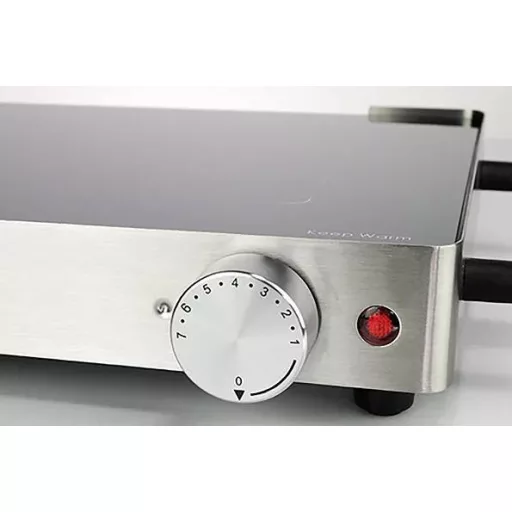 Korona Asztali grill fokozatmentes hőmérséklet szabályozó Ezüst, Fekete