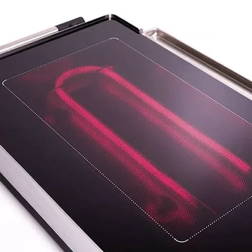 Korona Asztali grill fokozatmentes hőmérséklet szabályozó Ezüst, Fekete