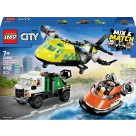   LEGO® CITY 60505 Kombinált készlet repülőgéppel, karbantartó járművel és légpárnás hajóval (60505)