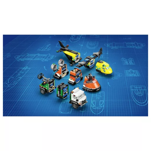 LEGO® CITY 60505 Kombinált készlet repülőgéppel, karbantartó járművel és légpárnás hajóval (60505)