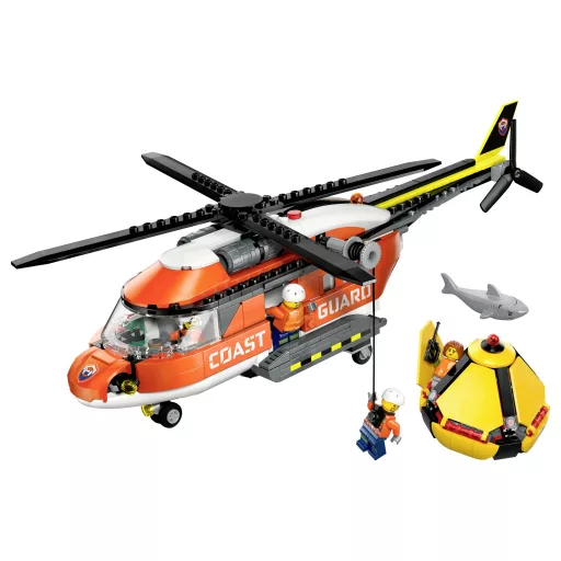 LEGO® CITY 60503 Parti őrség helikoptere (60503)  építő- és játékkészlet