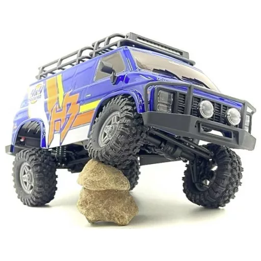 Hobby Plus 1:18 Crawler CR18P EVO-V2 Rock Van 1:18 Brushed RC modellautó Crawler 4WD 2,4 GHz