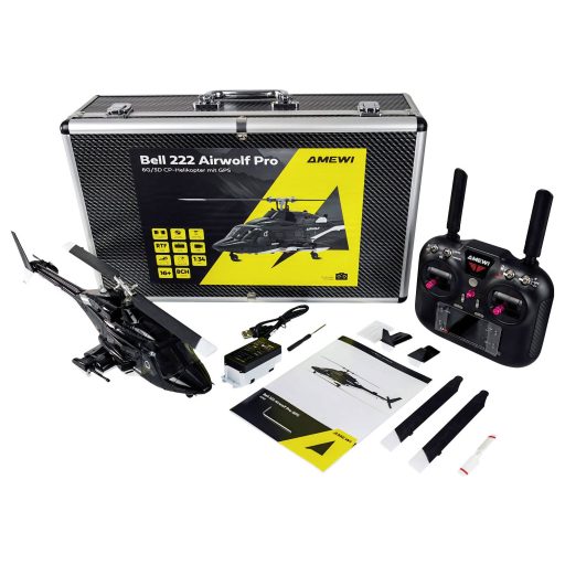 Amewi Bell 222 Airwolf Pro GPS RC helikopter RtF