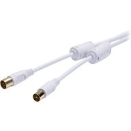 Vivanco Antennák, SAT Csatlakozókábel 10 m Fehér