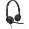 Logitech H340 Számítógép On Ear headset Vezetékes Stereo Fekete mikrofon zajelnyomás