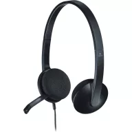   Logitech H340 Számítógép On Ear headset Vezetékes Stereo Fekete mikrofon zajelnyomás
