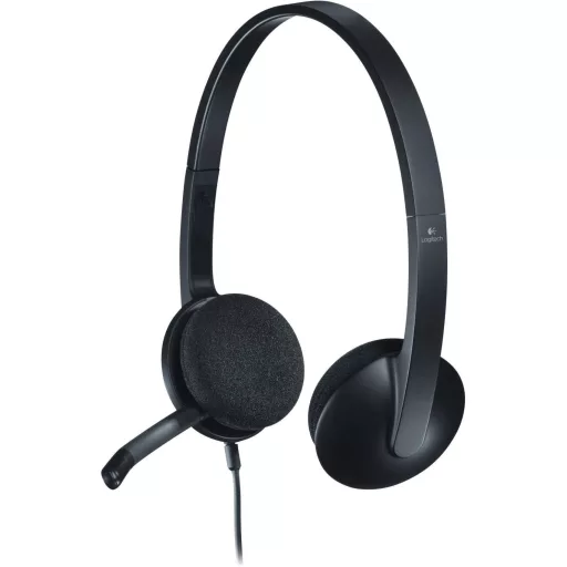 Logitech H340 Számítógép On Ear headset Vezetékes Stereo Fekete mikrofon zajelnyomás