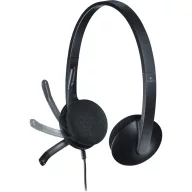   Logitech H340 Számítógép On Ear headset Vezetékes Stereo Fekete mikrofon zajelnyomás