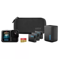   GoPro HERO13 POWER BUNDLE Akciókamera 5.3K, 4K, 2.7K, Full HD, Bluetooth, Kettős kijelző, Érintőkijelző, Porvédett, Vízálló , WLAN, Lassítíott felvétel,