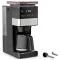 Krups KRUPS - KM 8428 Grind Aroma XL - Kaffee-Vollautomat Kávéfőző Fekete, Ezüst Kapacitás, csésze=18 Darálóval, Kijelző
