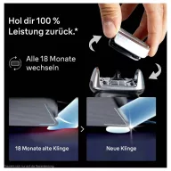 Braun Borotvafej Fekete, Nemesacél 1 db