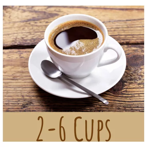 Trisa Perfect Coffee 6 Kávéfőző Fekete Kapacitás, csésze=6 Melegentartás