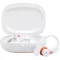 JBL Endurance Peak 4 In Ear fejhallgató Vezeték nélküli, Bluetooth® Fehér Noise Cancelling Töltőtok, Fülkengyel, Izzadásálló, Vízálló, Érintéses vezérlés