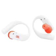   JBL Endurance Peak 4 In Ear fejhallgató Vezeték nélküli, Bluetooth® Fehér Noise Cancelling Töltőtok, Fülkengyel, Izzadásálló, Vízálló, Érintéses vezérlés