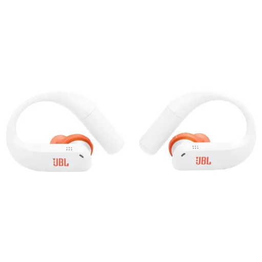 JBL Endurance Peak 4 In Ear fejhallgató Vezeték nélküli, Bluetooth® Fehér Noise Cancelling Töltőtok, Fülkengyel, Izzadásálló, Vízálló, Érintéses vezérlés