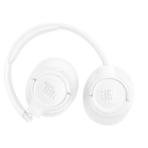 JBL Tune 730BT Over Ear fejhallgató Vezeték nélküli, Bluetooth® Fehér Összehajtható, Hangerő szabályozás
