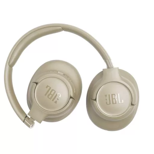 JBL Tune 730BT Over Ear fejhallgató Vezeték nélküli, Bluetooth® Bézs Összehajtható, Hangerő szabályozás